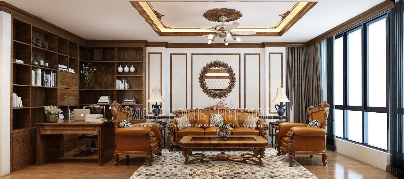 Gửi gắm những mẫu thiết kế nội thất sofa tân cổ điển được nhiều lựa chọn nhất 