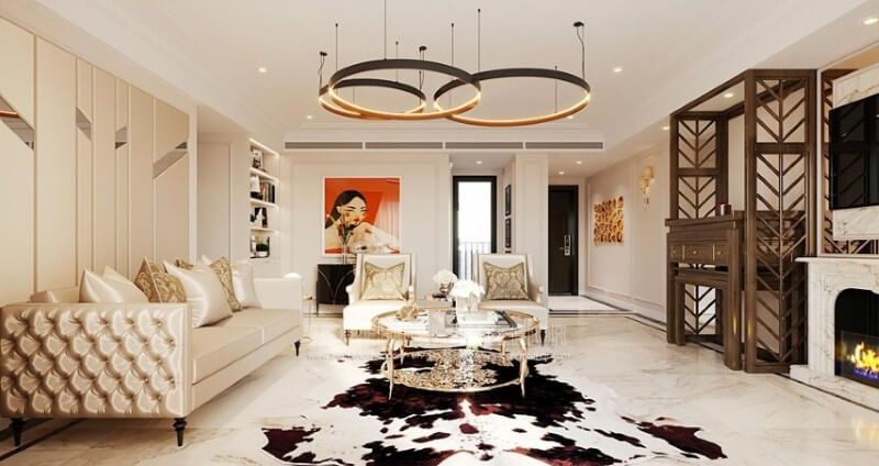 Thiết kế căn hộ 63m2 tại Hải Dương ấn tượng với +19 Ý tưởng phòng khách thời thượng