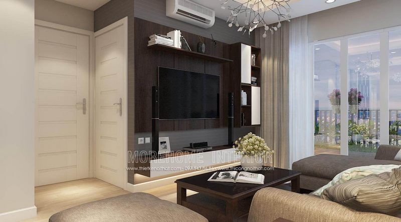 Gợi ý cửa gỗ công nghiệp cho phòng khách độc đáo MH02