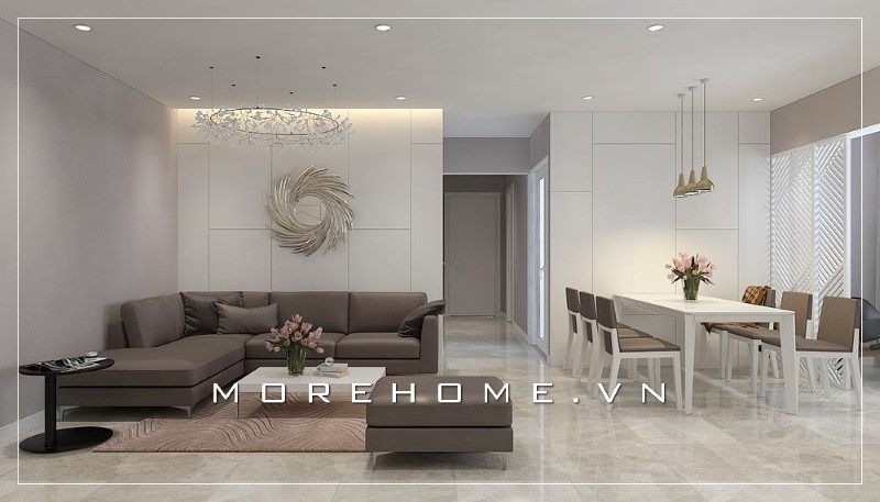 Trang trí không gian mở lựa chọn tốt cho những không gian có diện tích không được rộng, sắp xếp hợp lí khoa học mang tới sử dụng thoải mái tiện nghi
